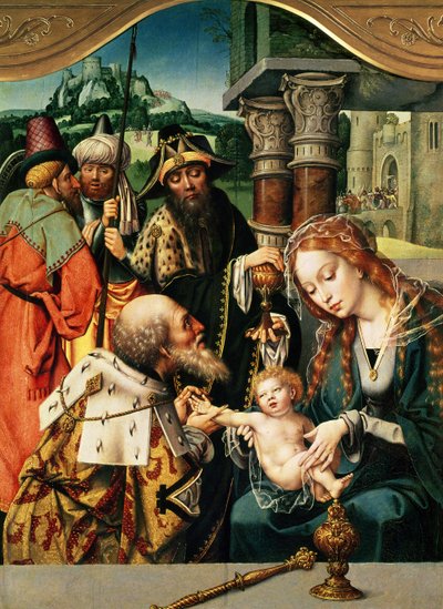 La Adoración de los Magos de Jan Gossaert